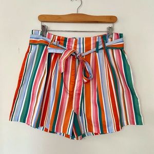 WAYF Candy Horizontal Stripe Shorts